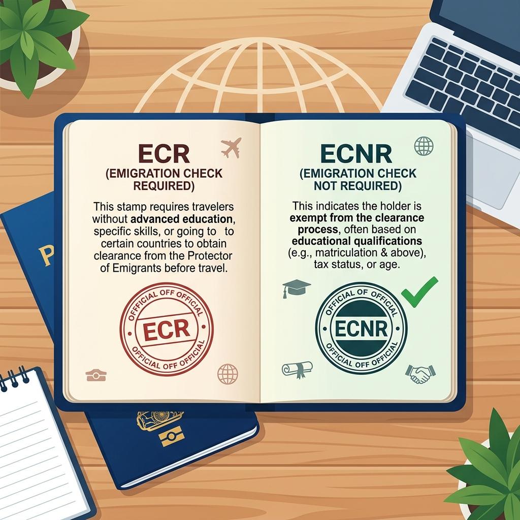 What is the Difference Between ECR and ECNR Passport? (How to Check)