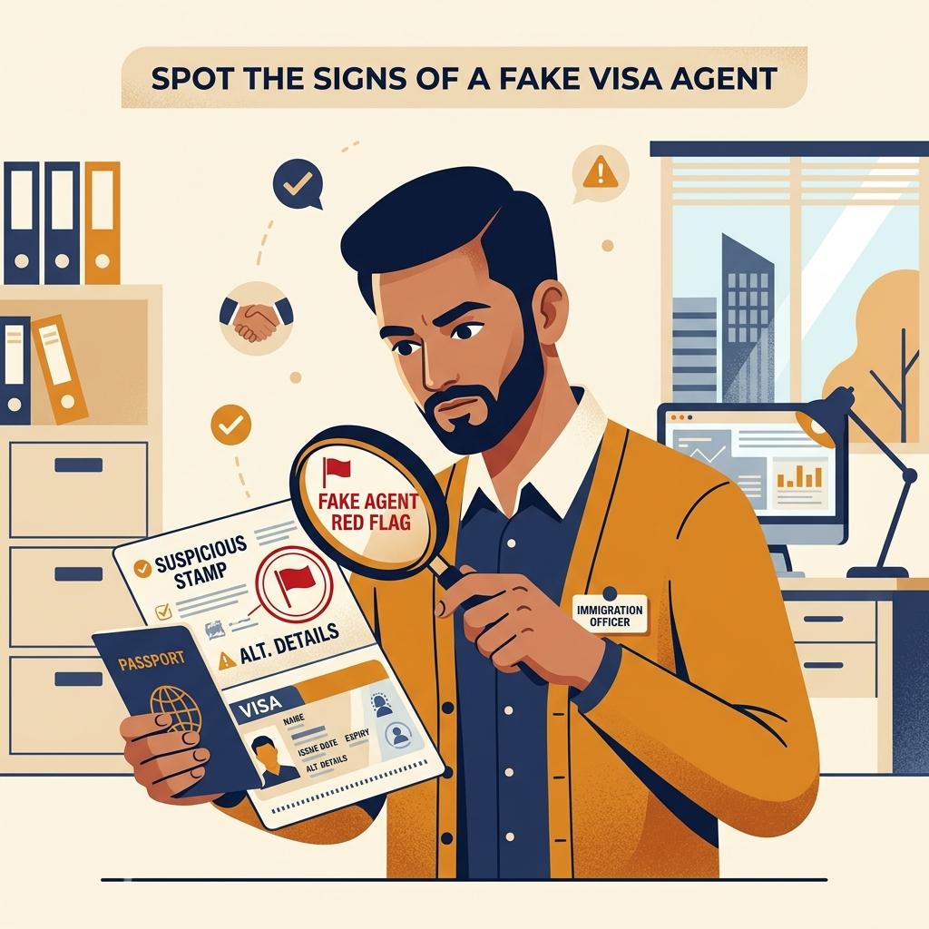 How to Check if a Visa Agent is Fake in India (2026 Guide)